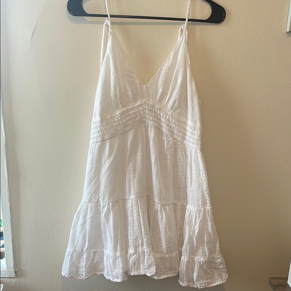 American Eagle Outfitters White Backless Dress